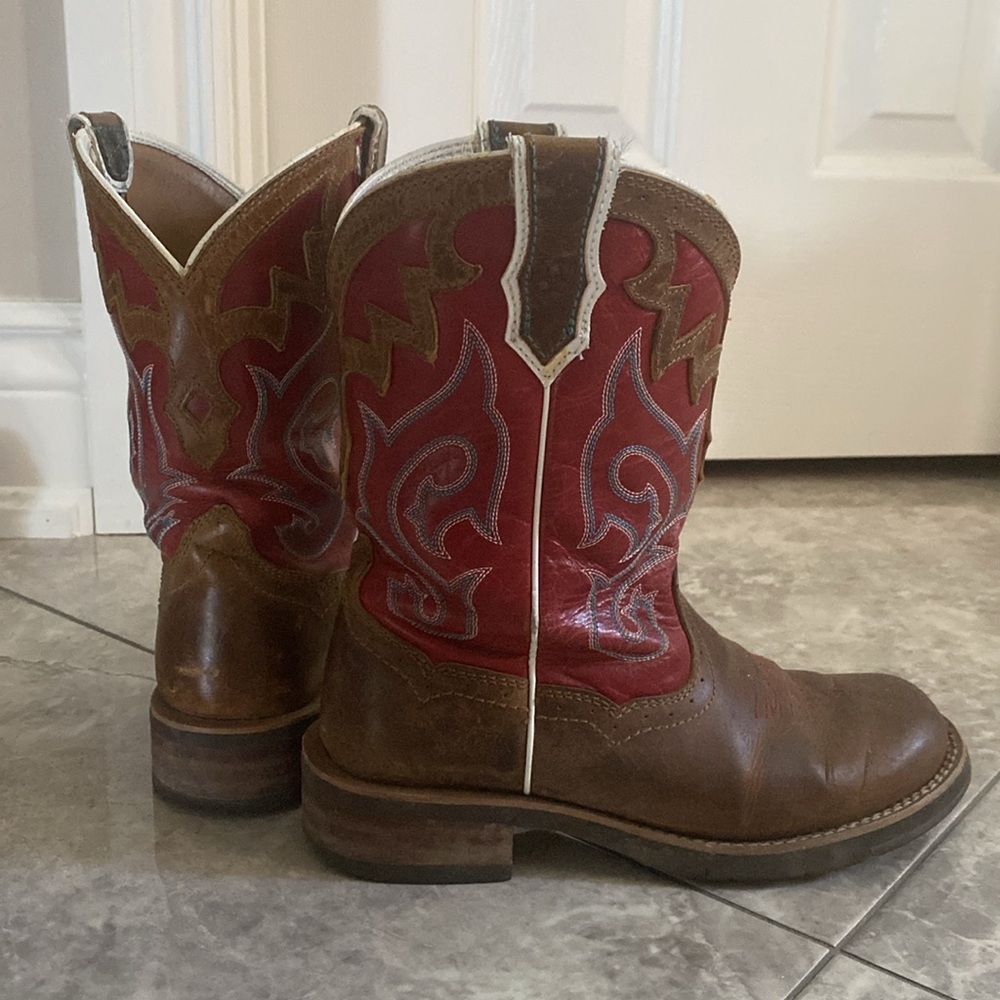 Women’s Mid Calf Leather Cowboy Boot
